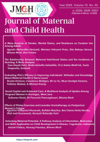 Image of Journal of Maternal and Child Health Vol. 10 No. 2 Tahun 2025
