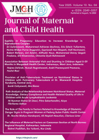 Image of Journal of Maternal and Child Health Vol. 10 No. 4 Tahun 2025