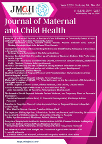 Image of Journal of Maternal and Child Health Vol. 9 No. 3 Tahun 2024