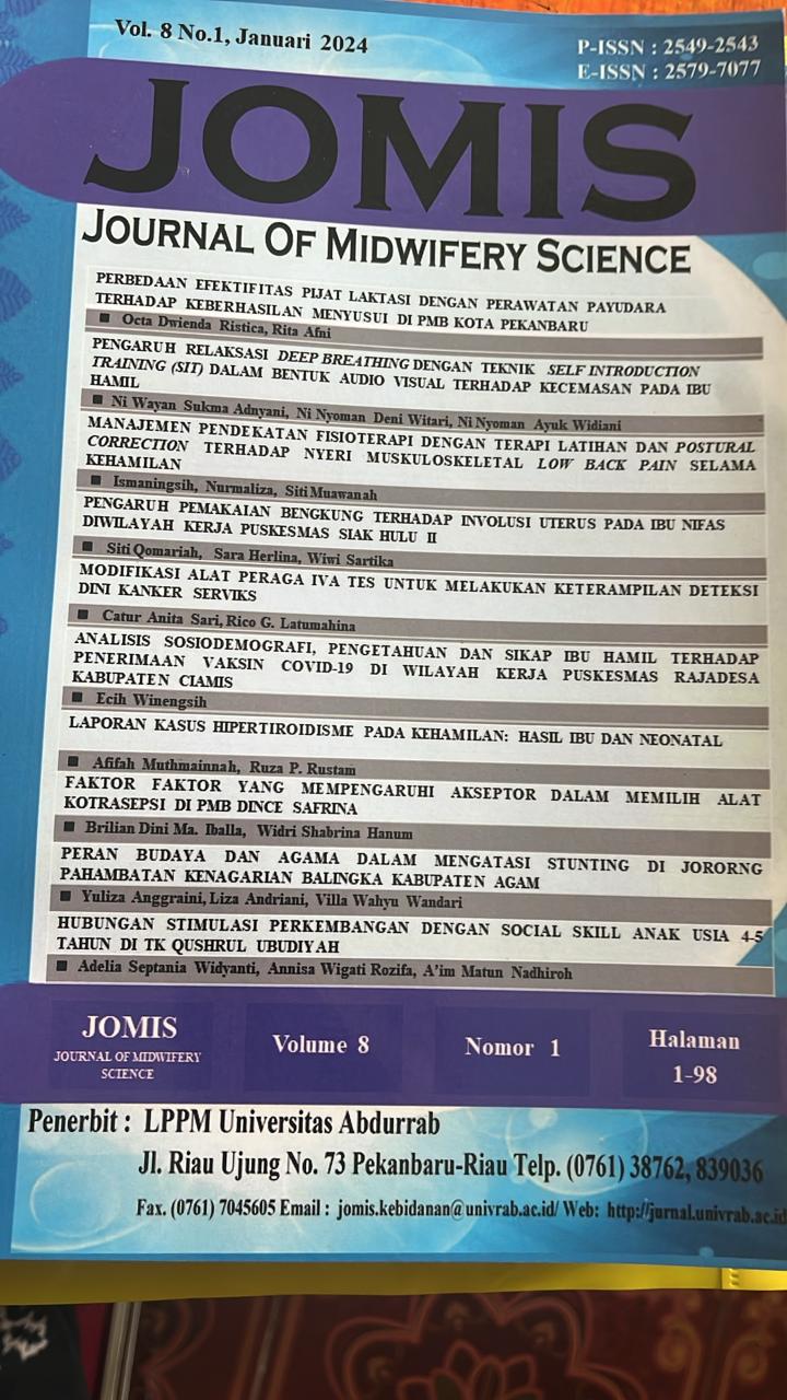 Journal Of Widmifery Science Vol.9 No.2, Juli 2025